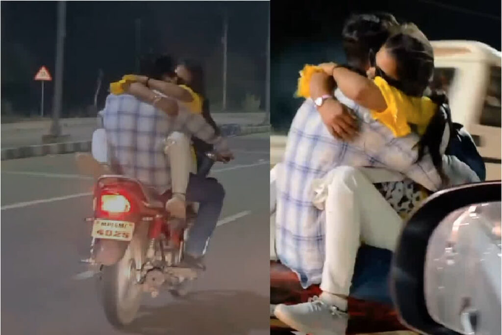 Couple Romance on Bike Video/ Image Credit: IBC24