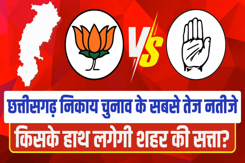 CG Nikay Chunav Results 2025 LIVE| Photo Credit: IBC24