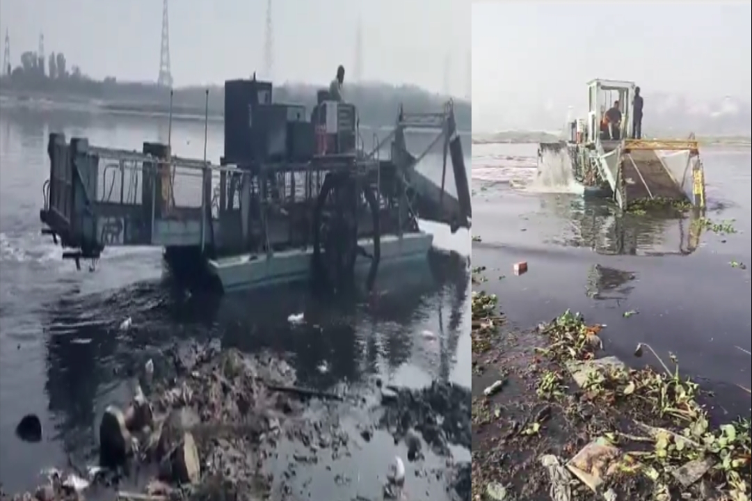 Cleaning of Yamuna River in Delhi: वादे पूरे करने में जुट गई BJP.. यमुना नदी की सफाई करने में लगीं हाईटेक मशीने, LG ने दिया बड़ा बयान