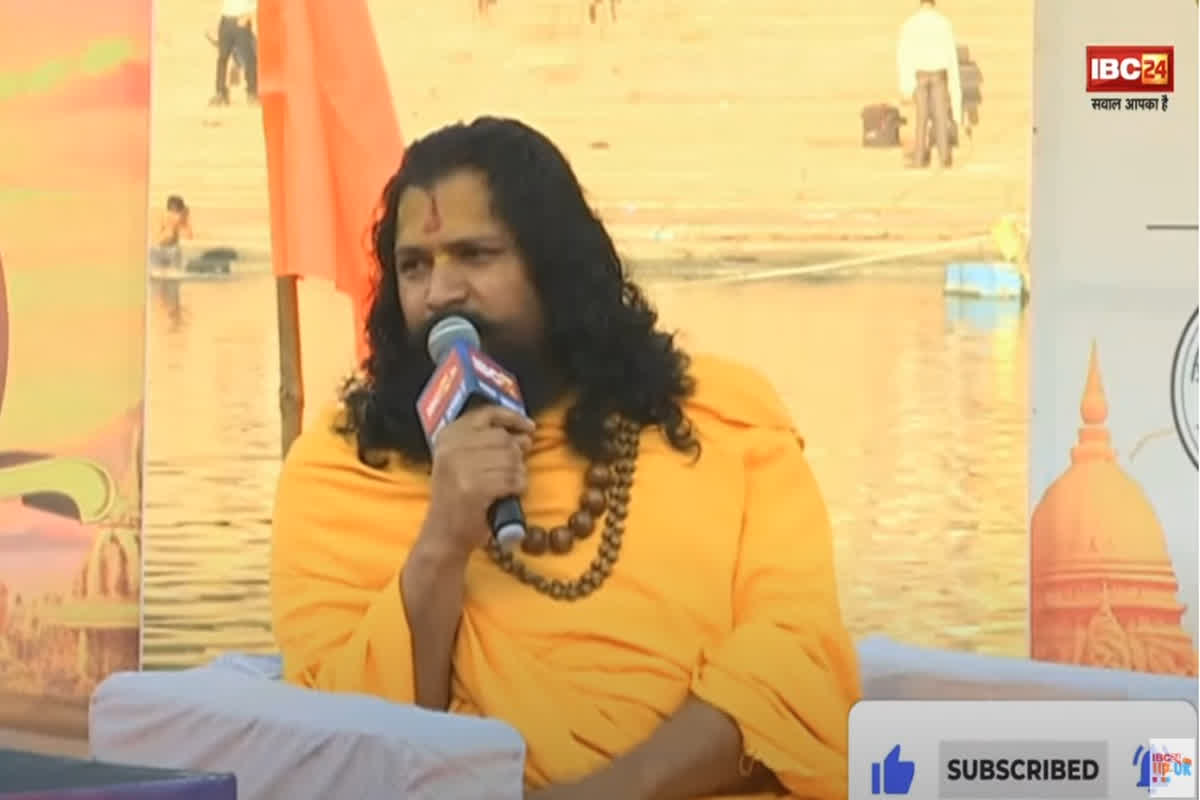 IBC24 MAHAKUMBH CONCLAVE 2025: महाकुंभ में बेहतर व्यवस्था के लिए महामंडलेश्वर ज्ञानदास जी ने योगी सरकार की तारीफ, कह दी ये बड़ी बात