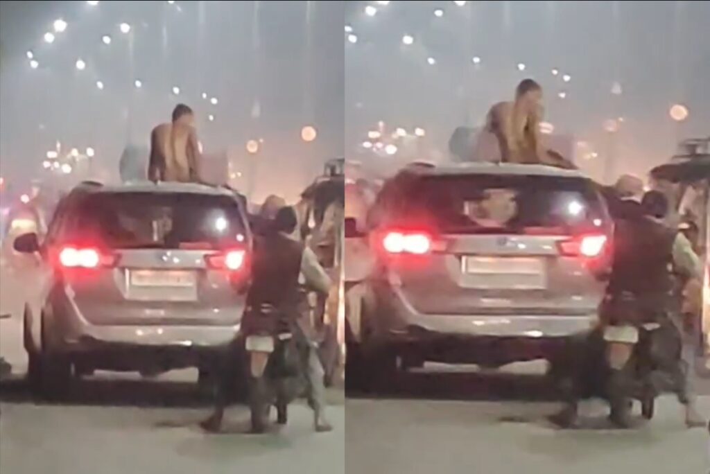 Man Naked Reel Viral | Source : IBC24