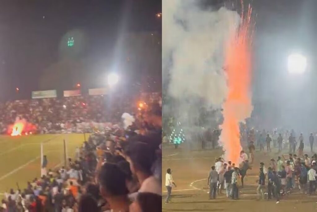 Kerala Football Match Accident| Photo Credit: @telanganacrimefiles2023