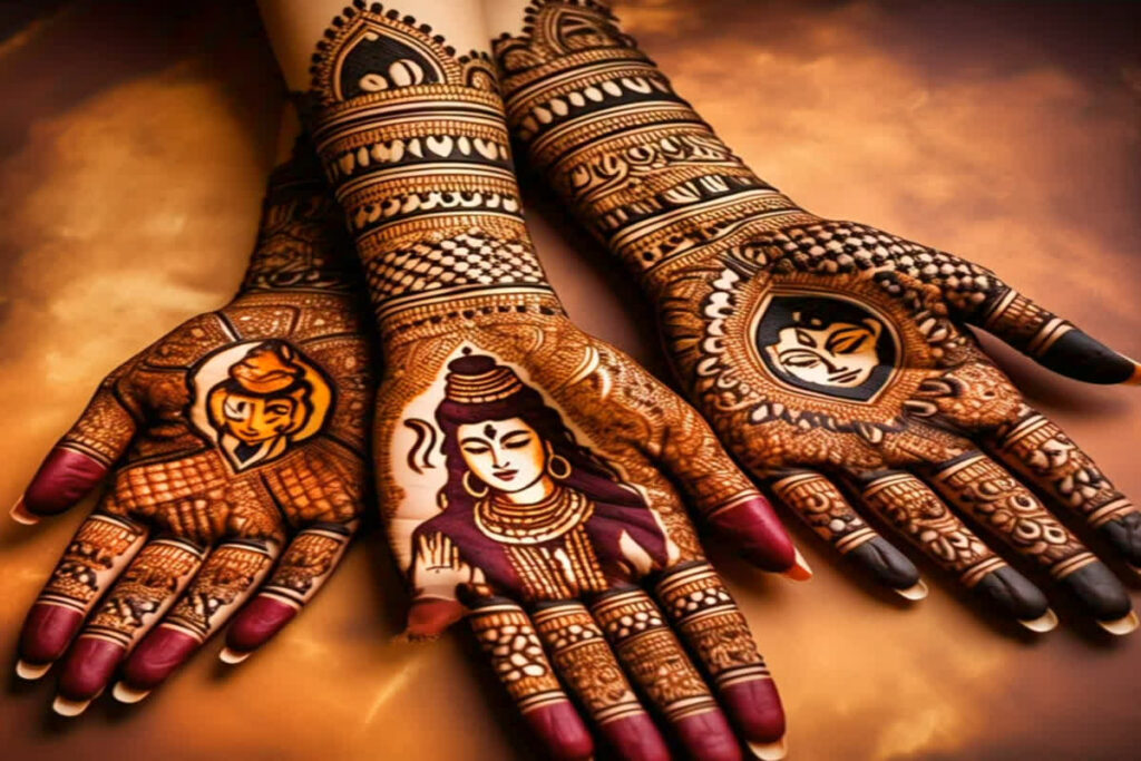 Maha Shivratri 2025 Mehndi Designs/ Image Credit: AI