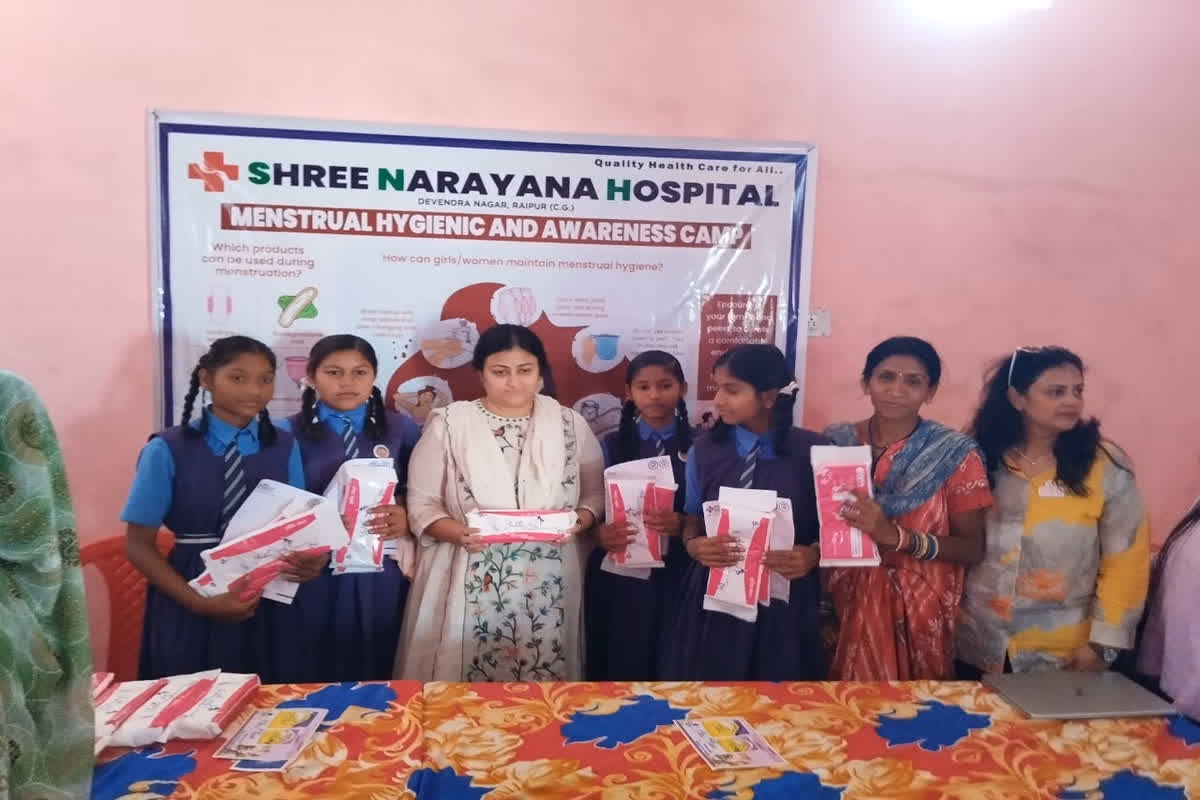 Shri Narayana Hospital organized "Menstrual Hygiene and Awareness Camp"