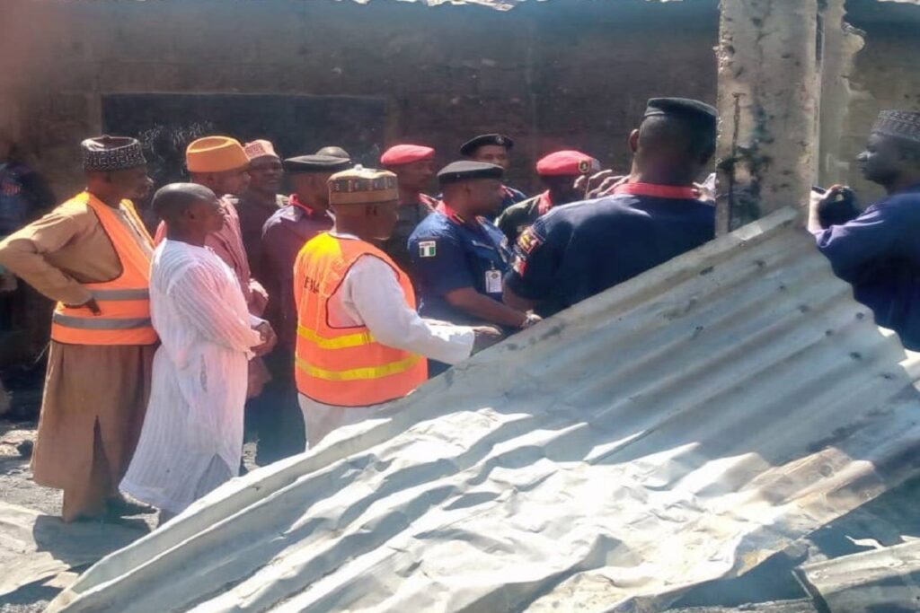 Huge fire in school | Image Source: @nemanigeria