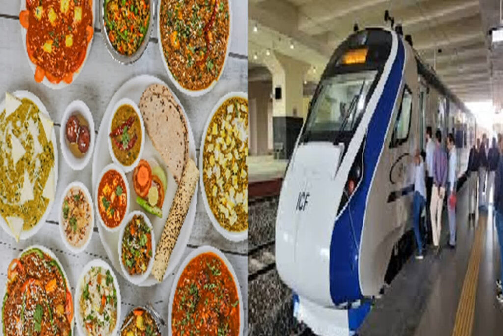 Vegetarian Food In Vande Bharat Express/ Image Credit: Pixabay & ANI