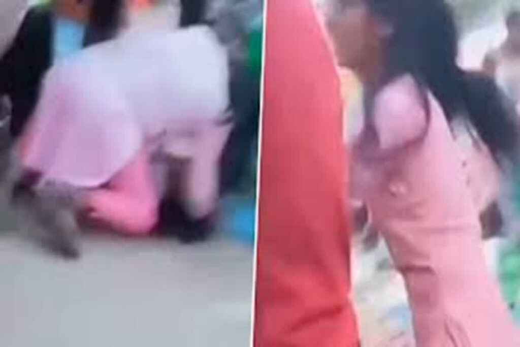 Girls Fighting Viral Video/ Image Credit: Madan Mohan Soni X Handle