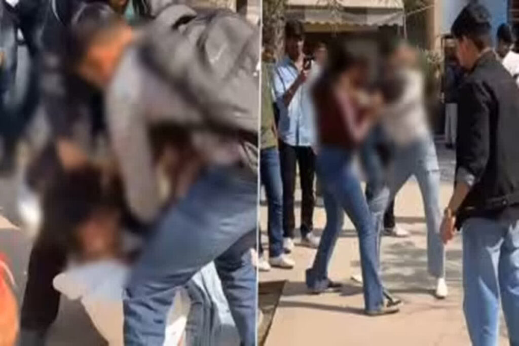 Girls Fighting Viral Video/ Image Credit: Ghar Ke Kalesh X Handle