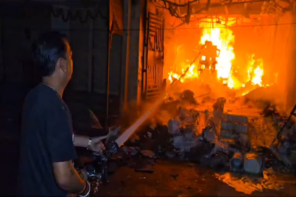 Ambikapur Fire News | Image Source | IBC24