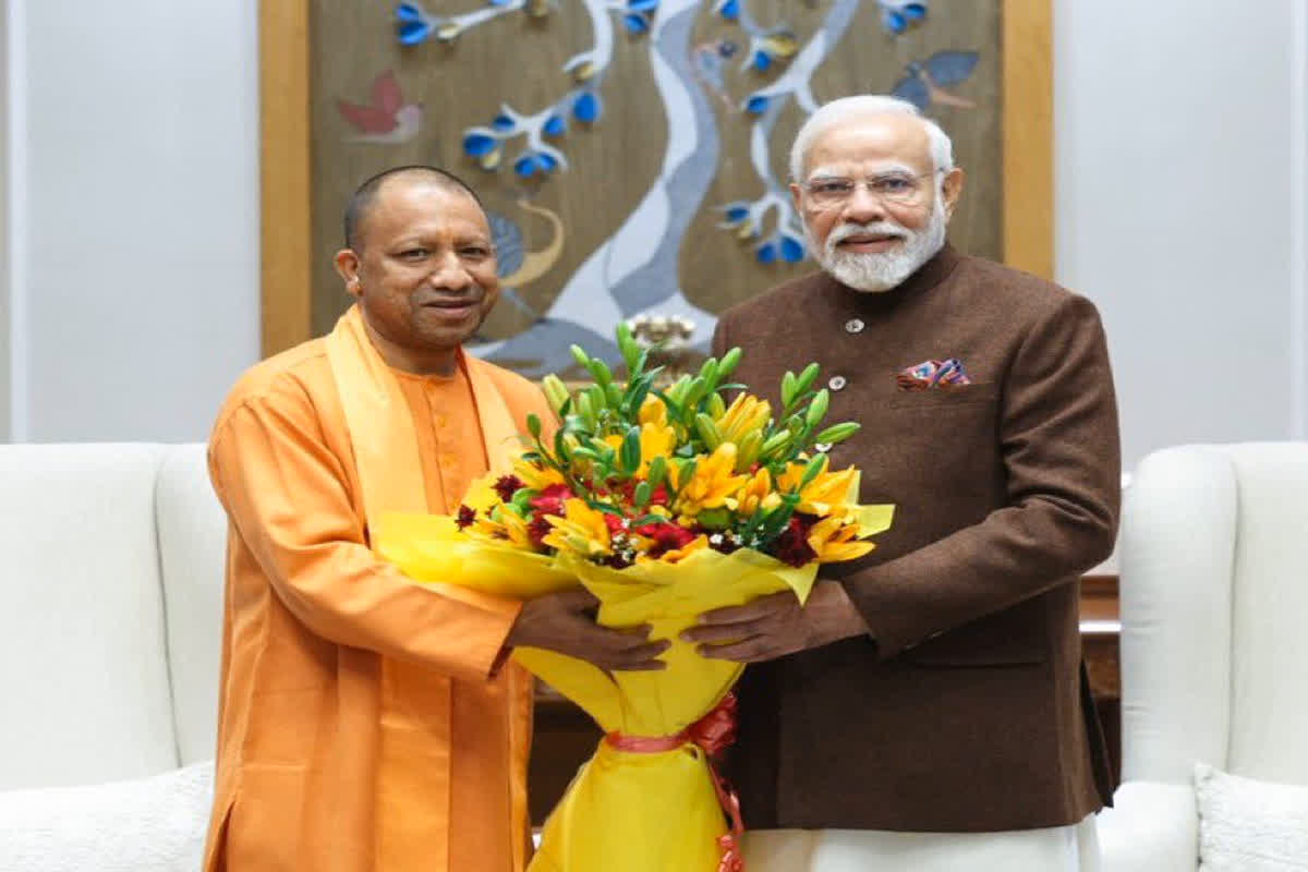 CM Yogi Meeting With PM Modi | Image Source | ANI