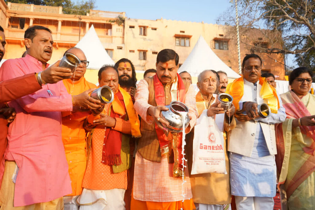 CM Mohan Yadav Visited Ujjain | Image Source | Mohan Yadav X Handle