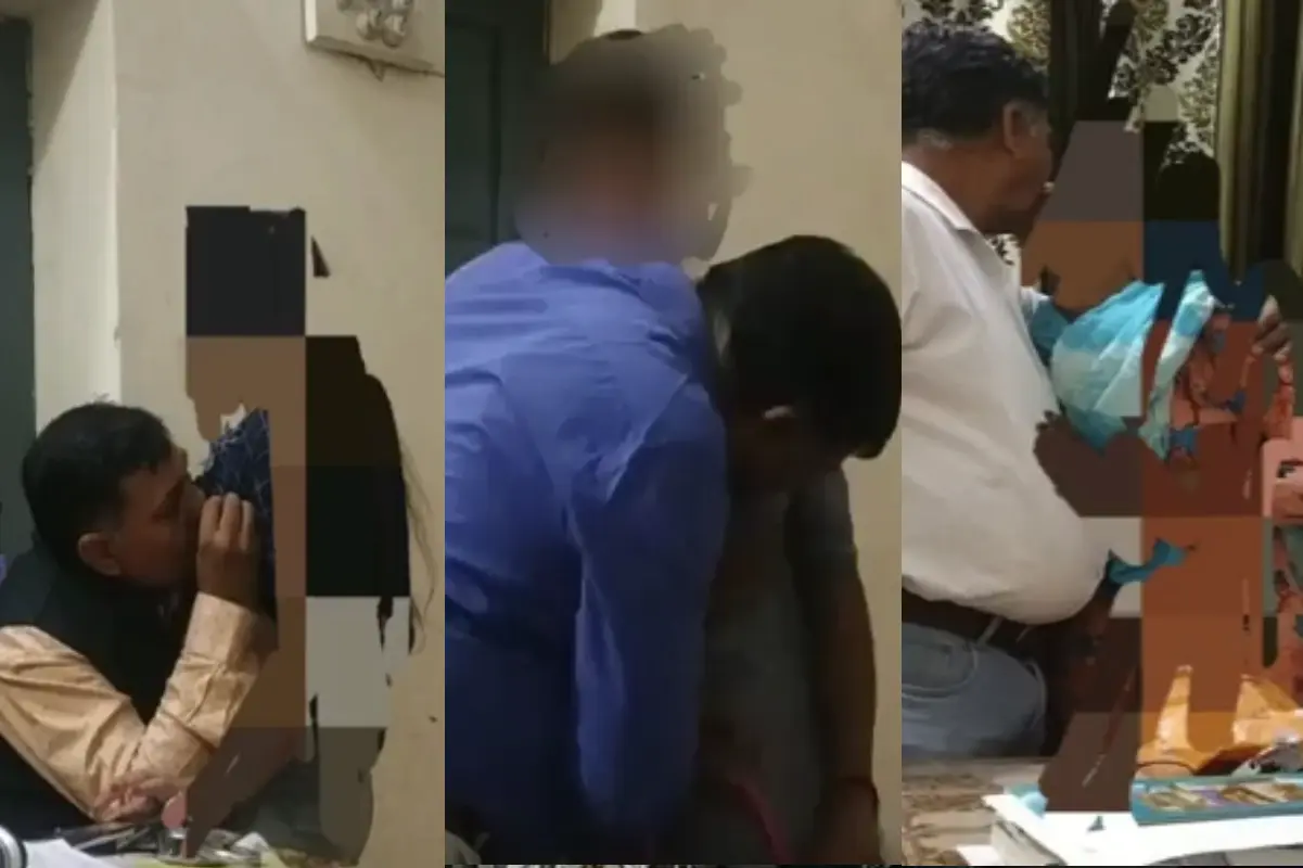 Professor Rajnish Kumar Video Viral with Students: चेंबर में छात्रा के साथ रोमांस करते कॉलेज के प्रोफेसर का वीडियो वायरल, चेंबर में करता था गंदा काम, बनाता था वीडियो