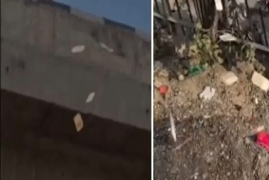 Noto Ki Barish Video: आसमान से अचानक बरसने लगे 200 रुपए के नोट / Image Source: Screengrab