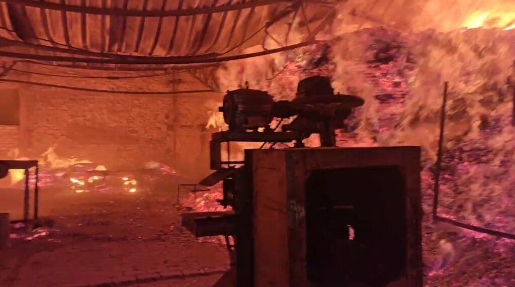 Fire In Plywood Factory/ Image Credit: IBC24