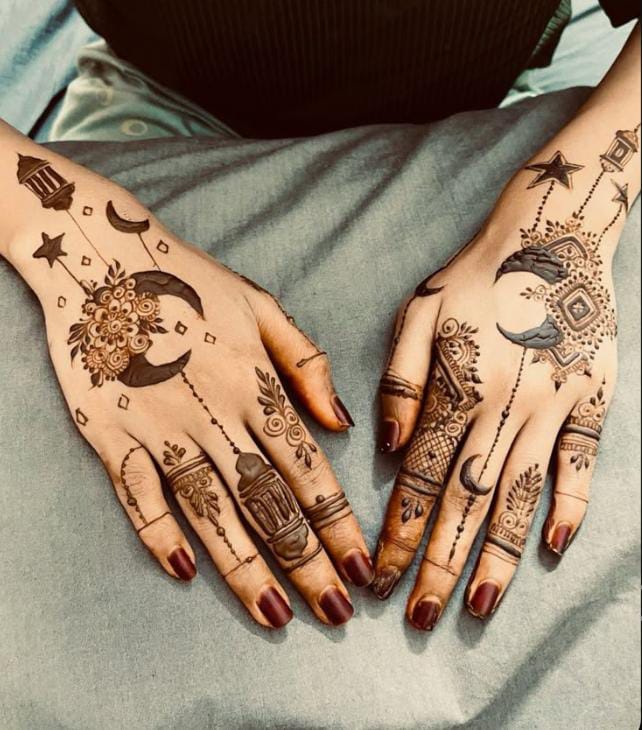  Bakrid 2025 Mehndi Designs/ Image Credit: Pinterest