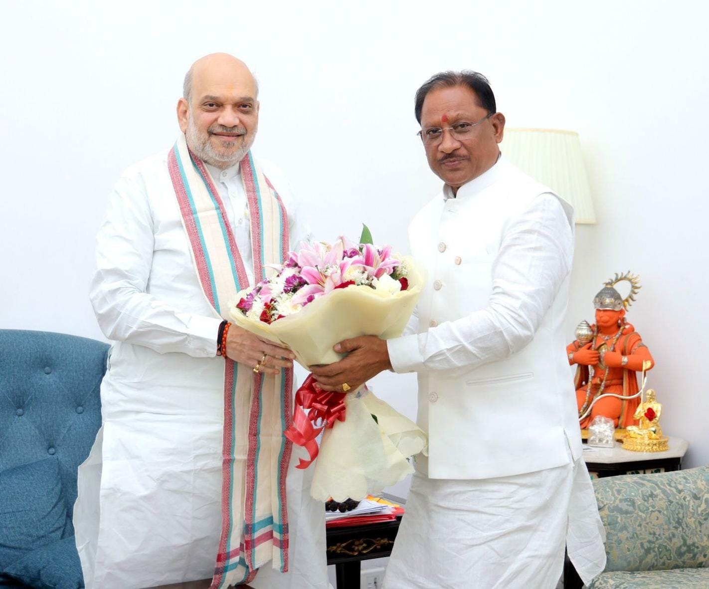 CM Sai Meet Amit Shah/ Image Credit: CGDPR