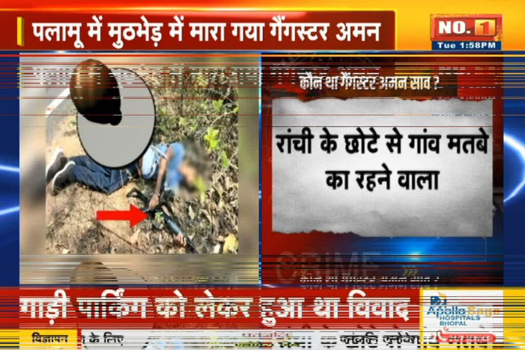 Gangster Aman Saw Encounter News/ Image Credit: IBC24