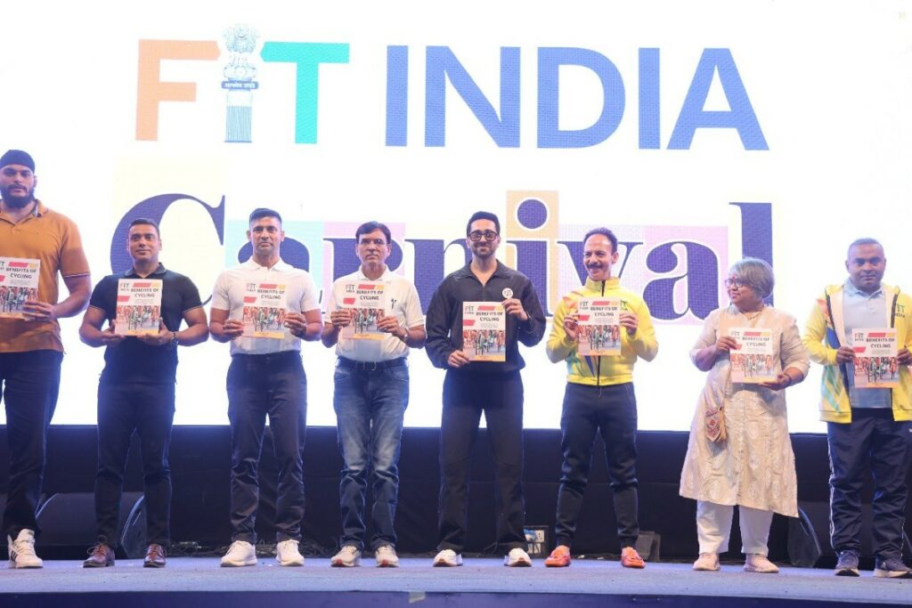 Fit India Icon Ayushmann Khurrana | Source : Dr Mansukh Mandaviya X
