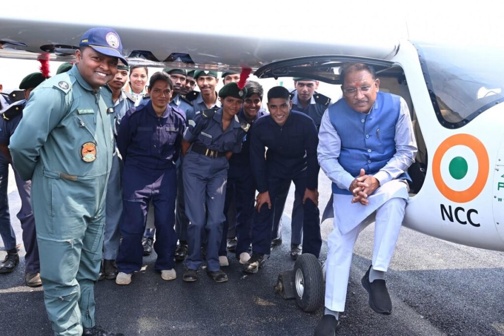 CM Sai Inaugurated Flight Training/ Image Credit: CG DPR