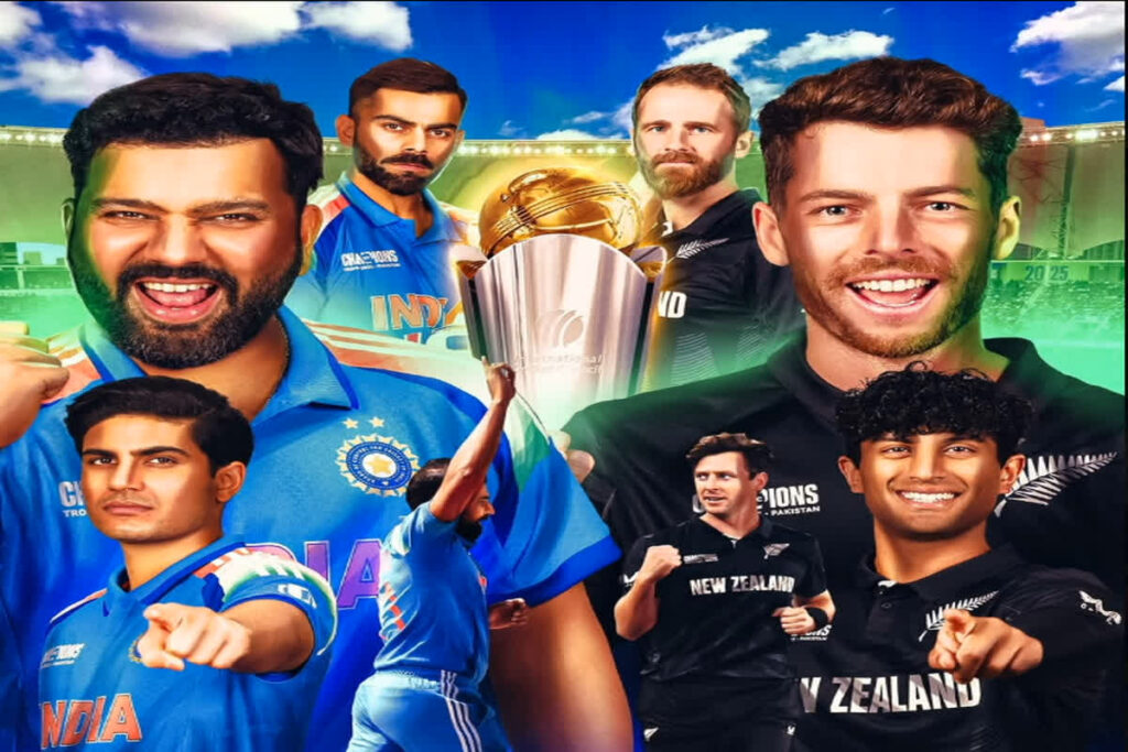 ICC Champions Trophy IND Vs NZ Final Live Match | Image Source | Shubhamkumar X Handle