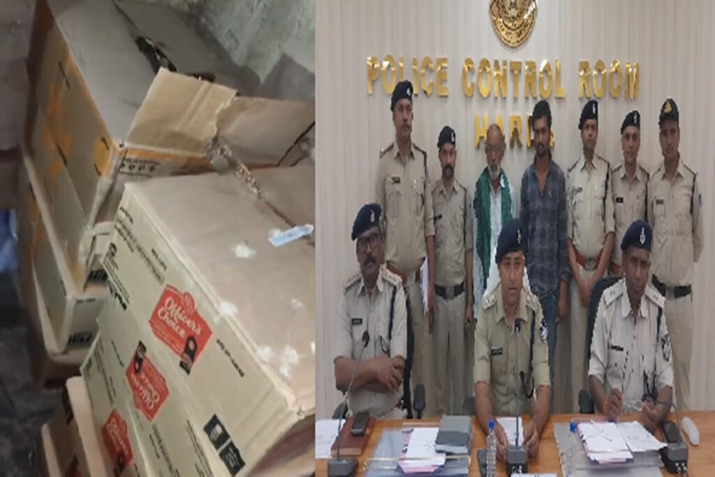 Illegal Liquor Seized/ Image Credit: IBC24