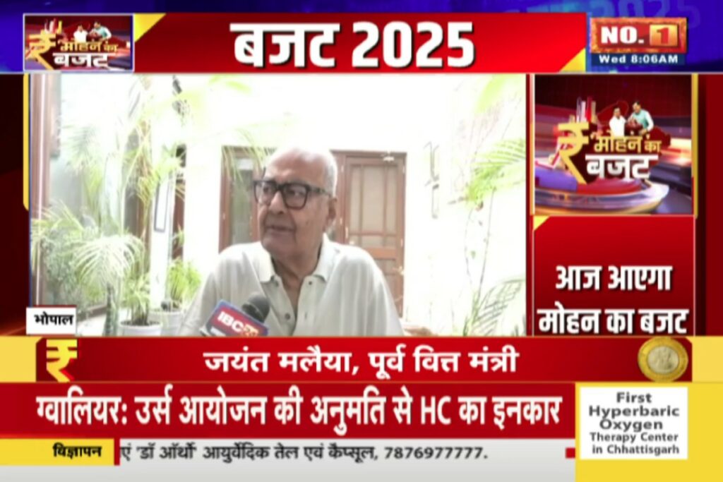 Jayant Malaiya on MP Budget 2025 | Source : IBC24