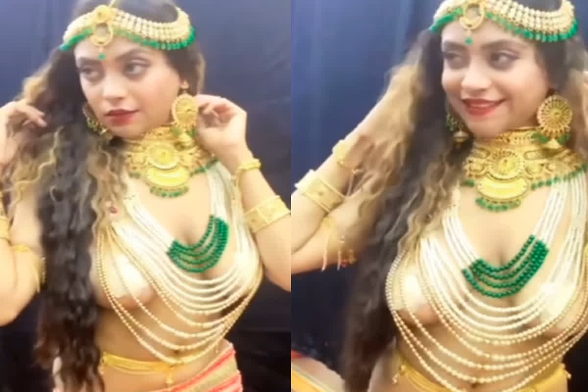 Nehal Vadoliya Desi Sexy Video: कपड़े छोड़, गहनों से बदन ढकती दिखी उल्लू ऐप वाली भाभी.. वीडियो देख नजरें नहीं हटा पा रहे फैंस