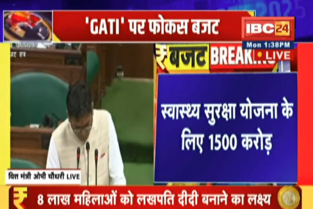 CG Budget For Swasthya Vibhag/ Image Credit: IBC24