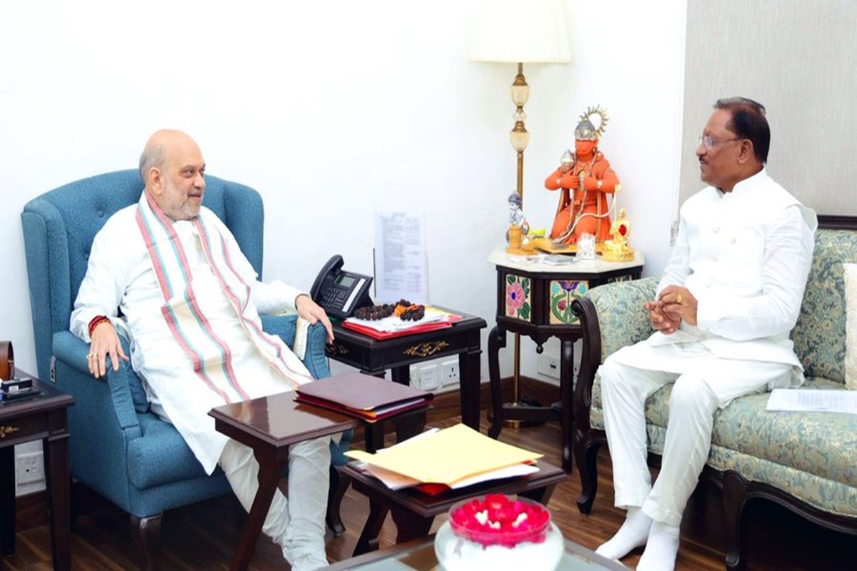 CM Sai Meet Amit Shah/ Image Credit: CGDPR