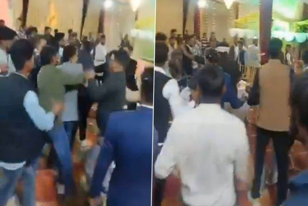 Wedding Fight Viral Video/Imagge Credit: @WeUttarPradesh X Handle