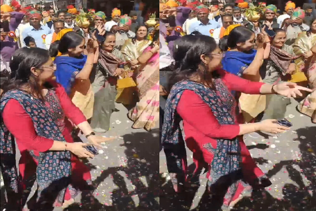 Shajapur SDM CEO Video Viral। Photo Credit: IBC24