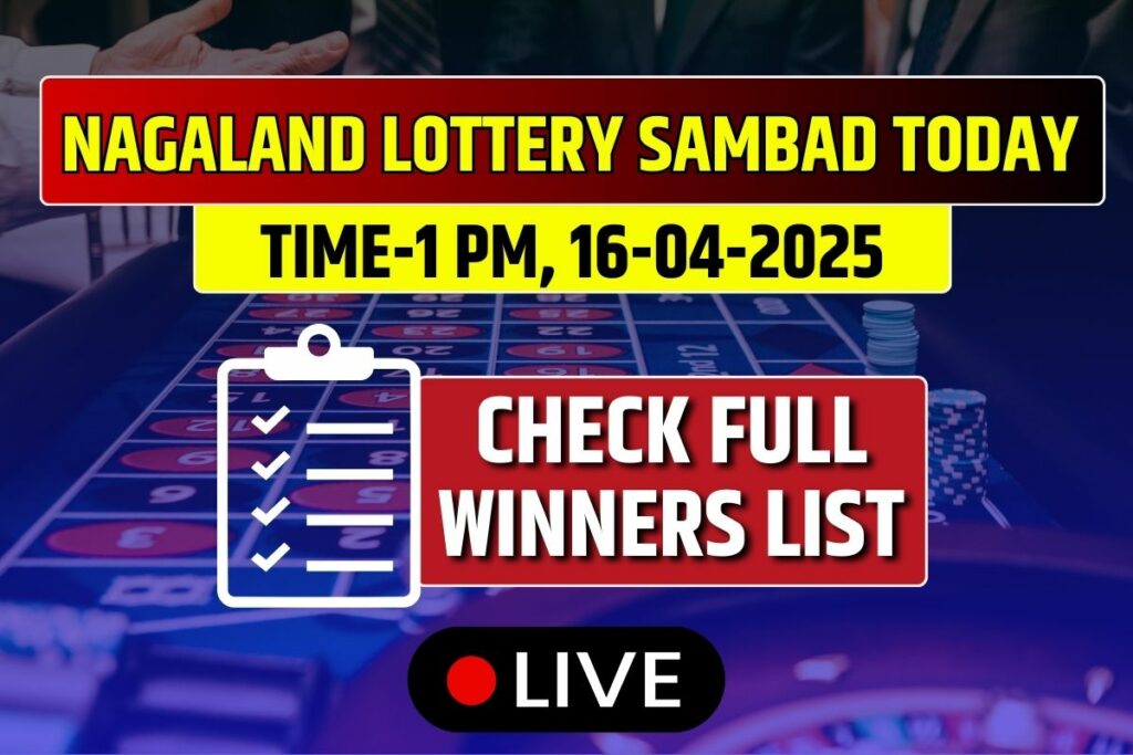 Lottery Sambad Today Nagaland State Result