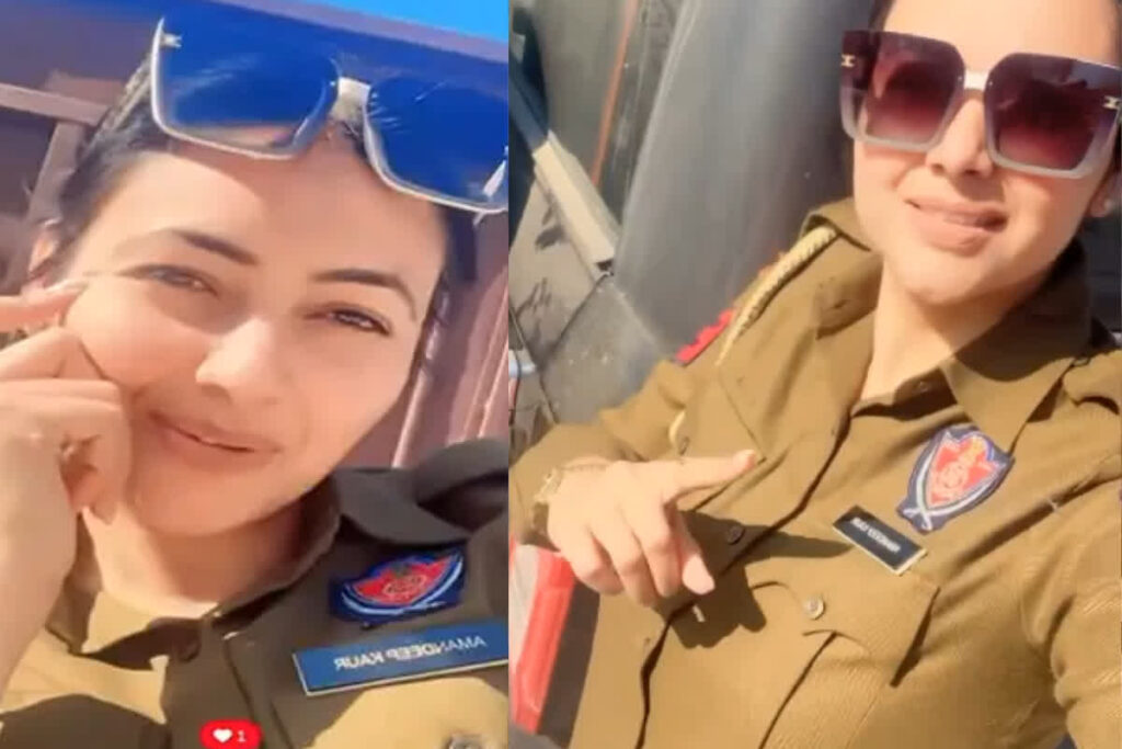 Lady Constable Amandeep Kaur Video: खूबसूरत महिला कॉन्स्टेबल का कार वाला वीडियो वायरल / Image Source: Screengrab