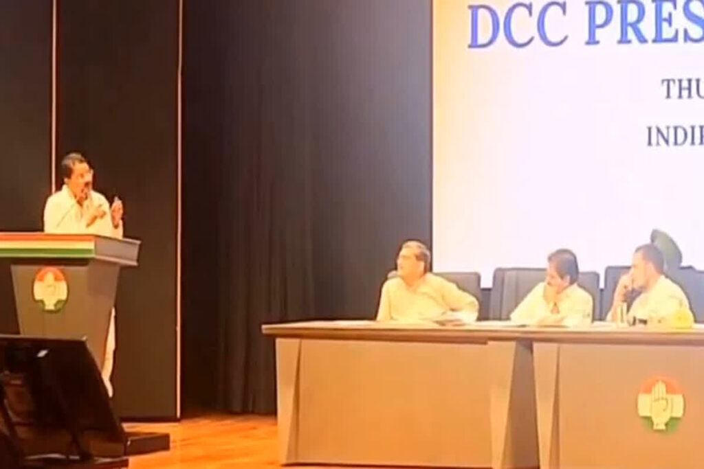 Raigarh Congress President meeting in Delhi: 'राहुल, भूपेश, बैज और सचिन पायलट की अलग-अलग टीम है' / Image Source: Viral Video