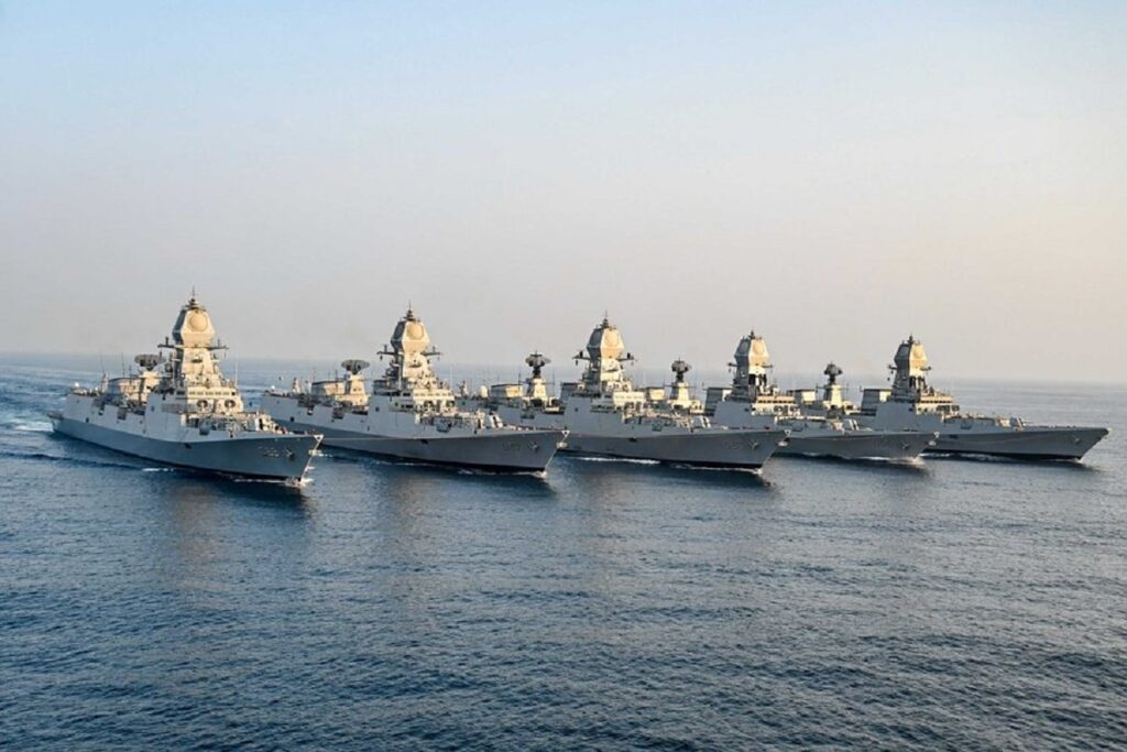 Indian Navy Warn Pakistan/Image Credit: @IndiannavyMedia