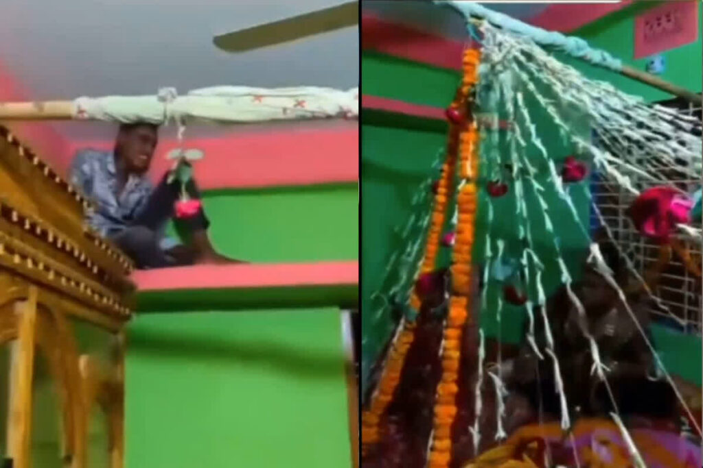 Live Suhagrat Video: भैया-भाभी की लाइव सुहागरात देखने कमरे में जा छिपा देवर / Image Source: Screengrab