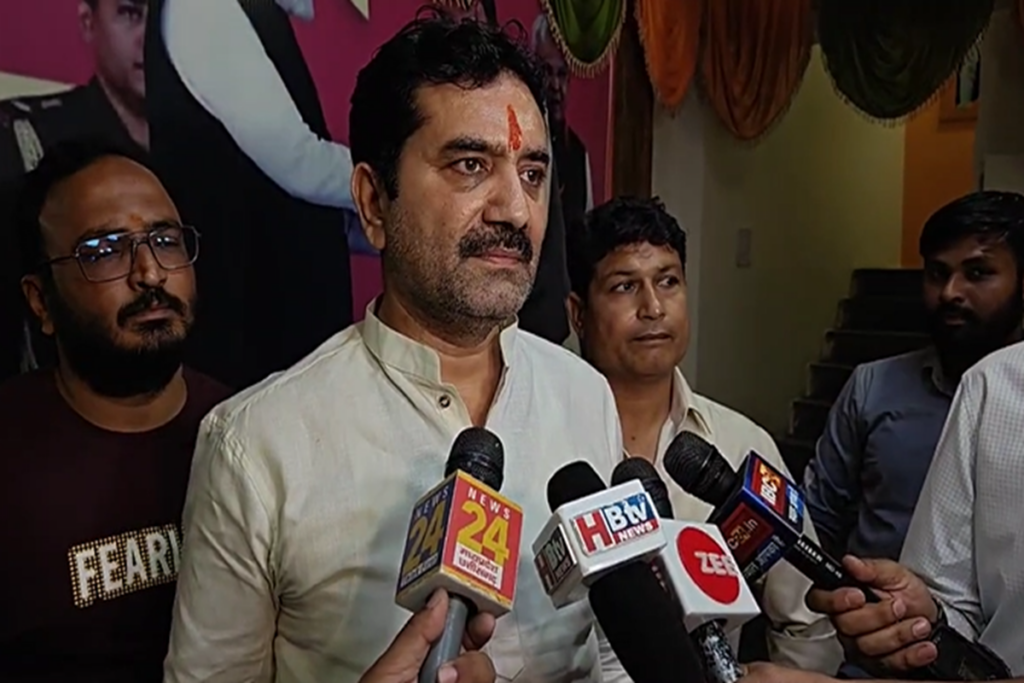 MLA Golu Shukla Statement | Image Source | IBC24