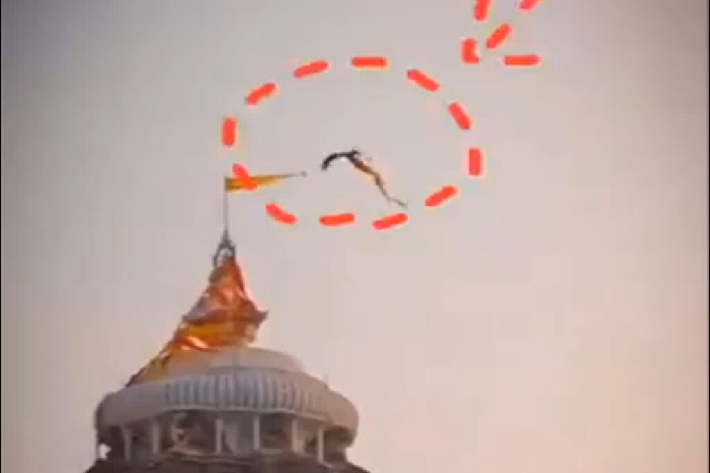 Puri Jagannath Temple Flag | Image Source | IBC24