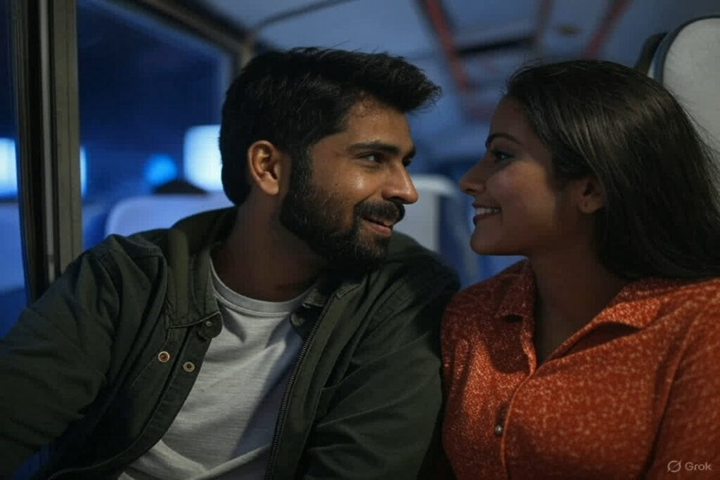 Busted Sex Racket in AC Bus: एसी बस में चल रहा था सेक्स रैकेट का घिनौना कारोबार / Image Source: AI Generated