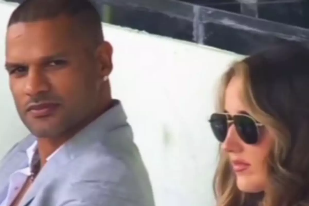 Shikhar Dhawan Girlfriend Name: शिखर धवन का रशियन युवती के साथ चल रहा अफेयर! Image Source: Viral Video