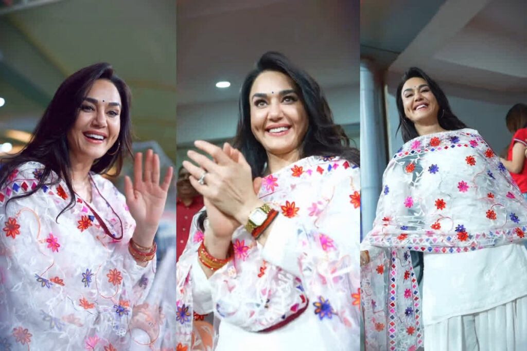 Preity Zinta Health News: पंजाब किंग्स के मैच से पहले बिगड़ी प्रीति जिंटा की तबीयत / Image Source: Preity Zinta x