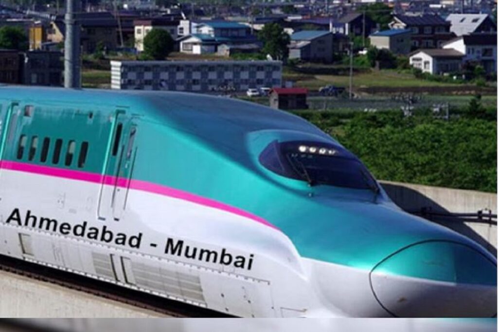 Mumbai-Ahmedabad bullet train project, image source: zeenews