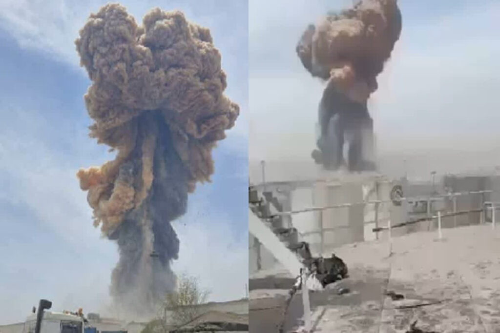 Iran Port Explosion/ Image Credit: Hananya Naftali X Handle
