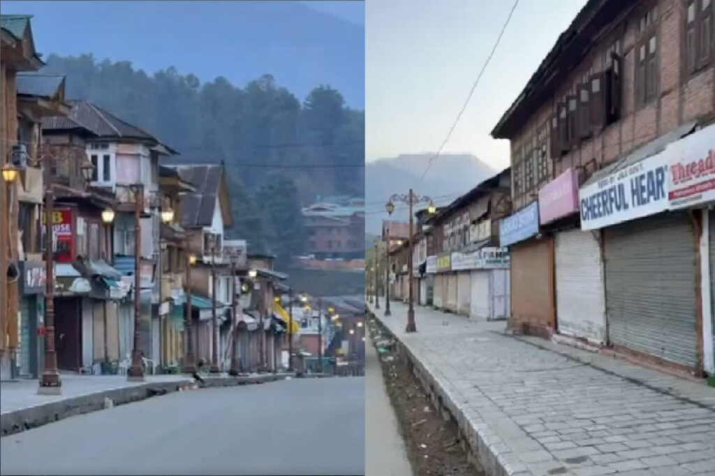 Jammu-Kashmir Bandh News/ Image Credit: @basiitzargar X Handle