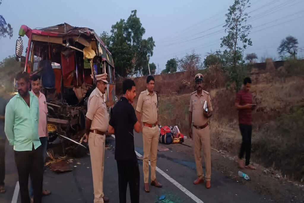 Road Accident In Karnataka/ Image Credit: ANI X Handle