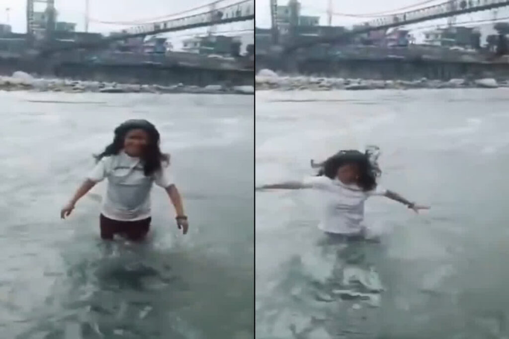 Manikarnika Ghat Viral Video/ Image source: @priyarajputlive