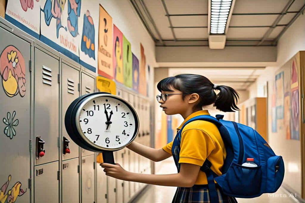 School Timing Changed/Image Source- Meta AI