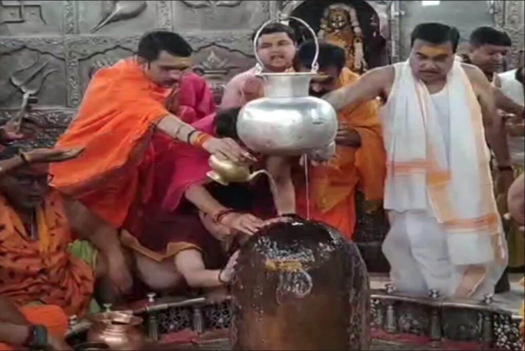 Nitin Gadkari in Ujjain | Source : IBC24