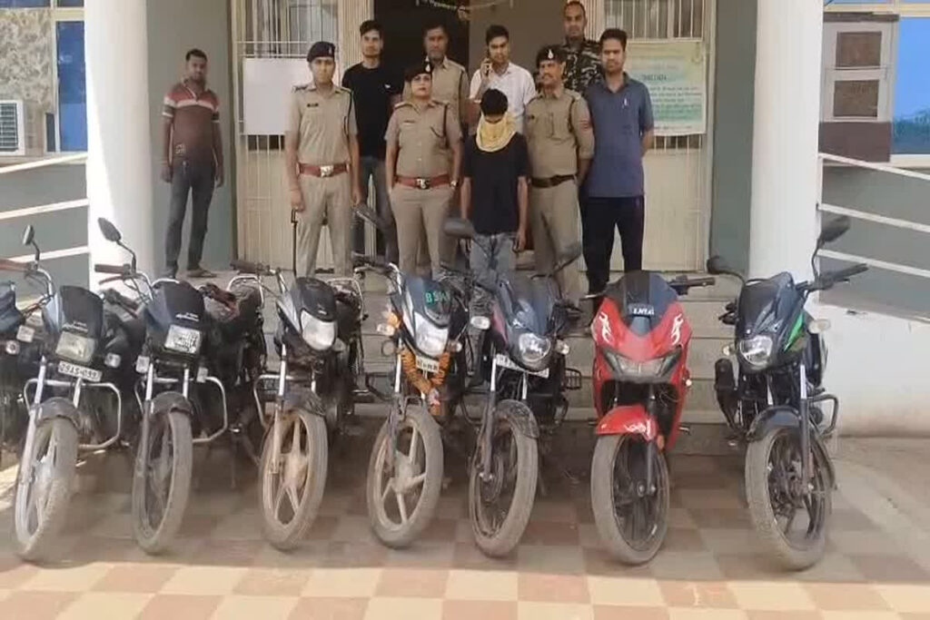 Shivpuri Bike Chori/ Image Credit: IBC24