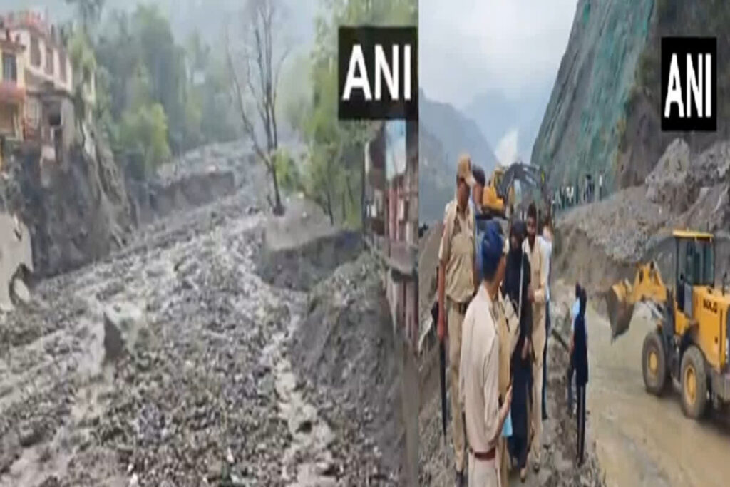 Landslide In Jammu And Kashmir/ Image Credit: ANI